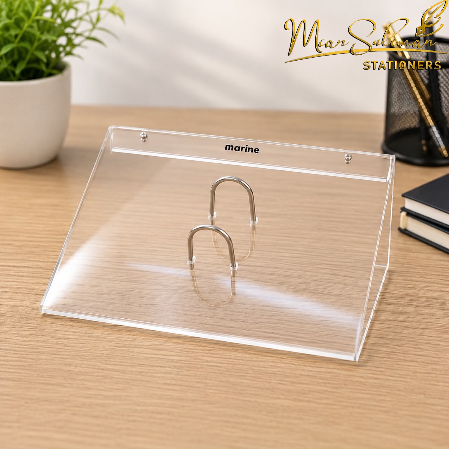 Acrylic Desk Table Diary Stand