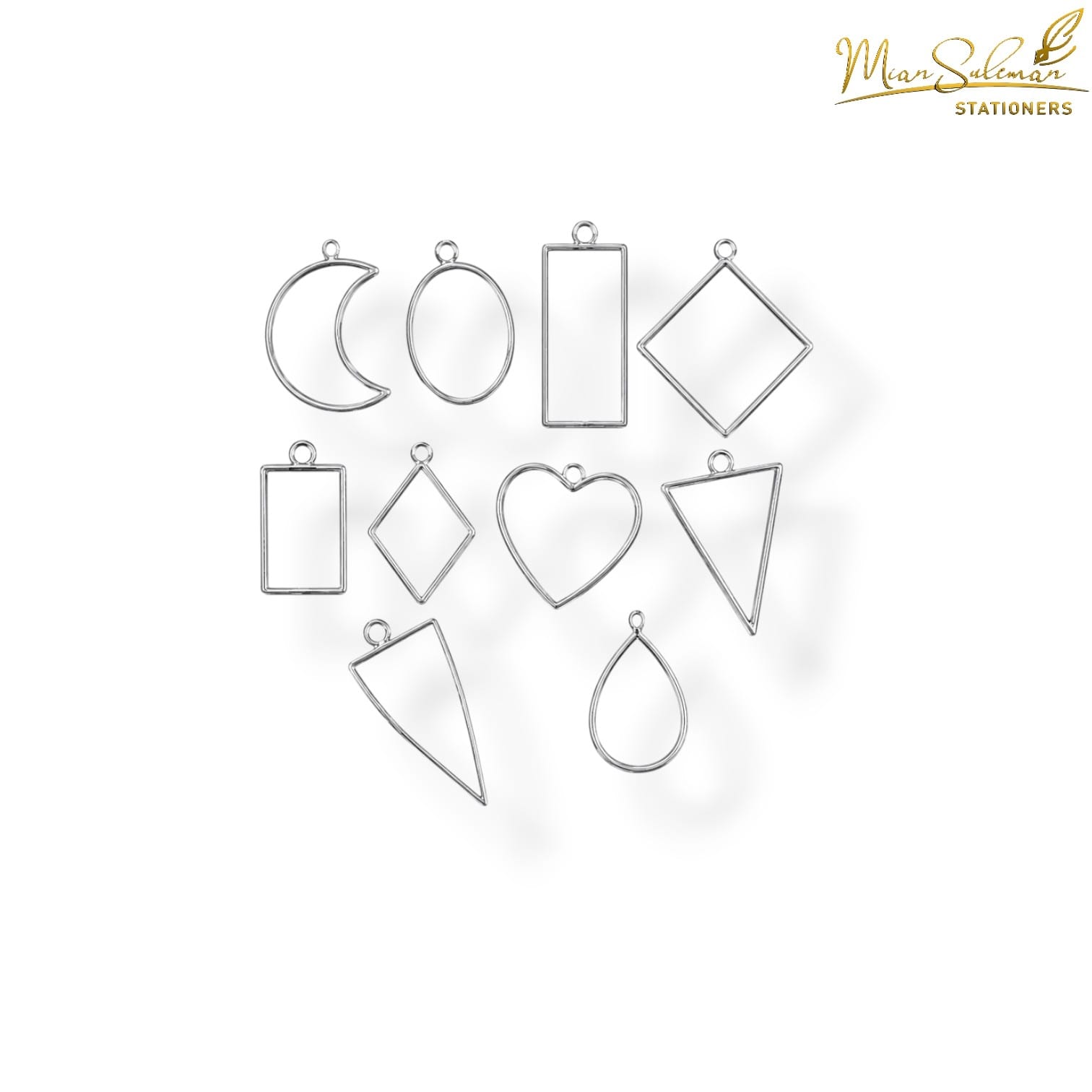Pendants Base For Resin Pack Of 10Pcs