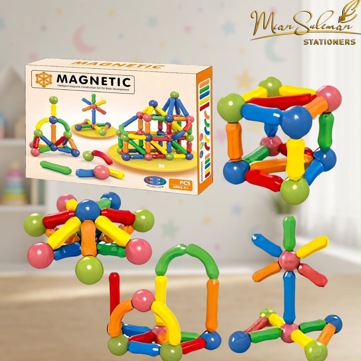 Magnetic building Sticks And Balls Set