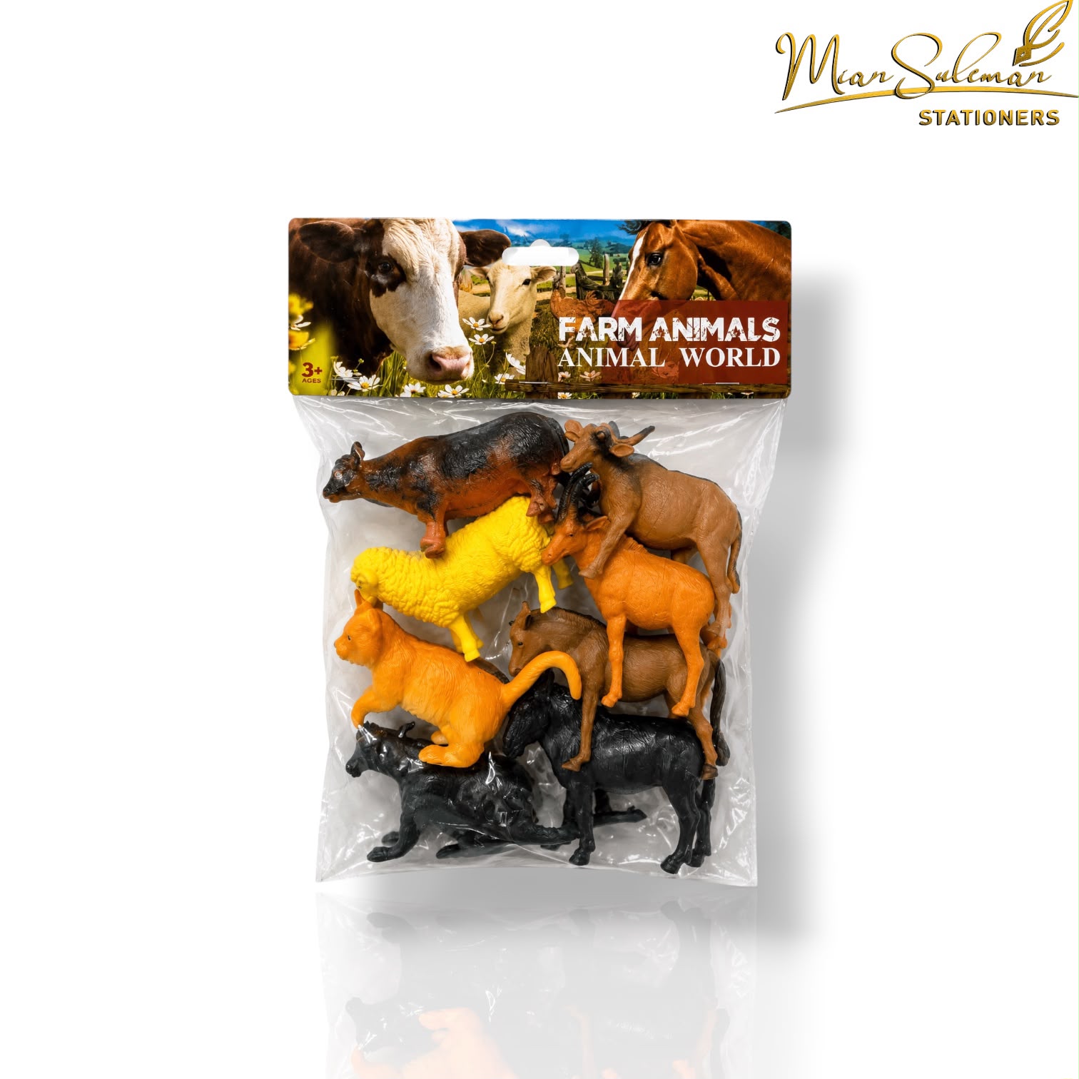 Farm Animals World Toy Set