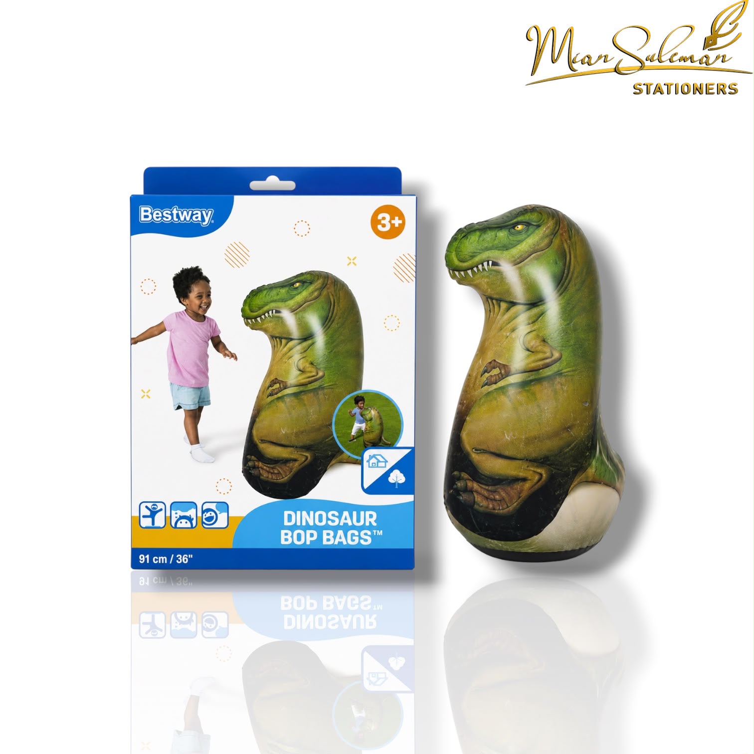 Bestway Dinosaur Inflatable Animal Bop Bag