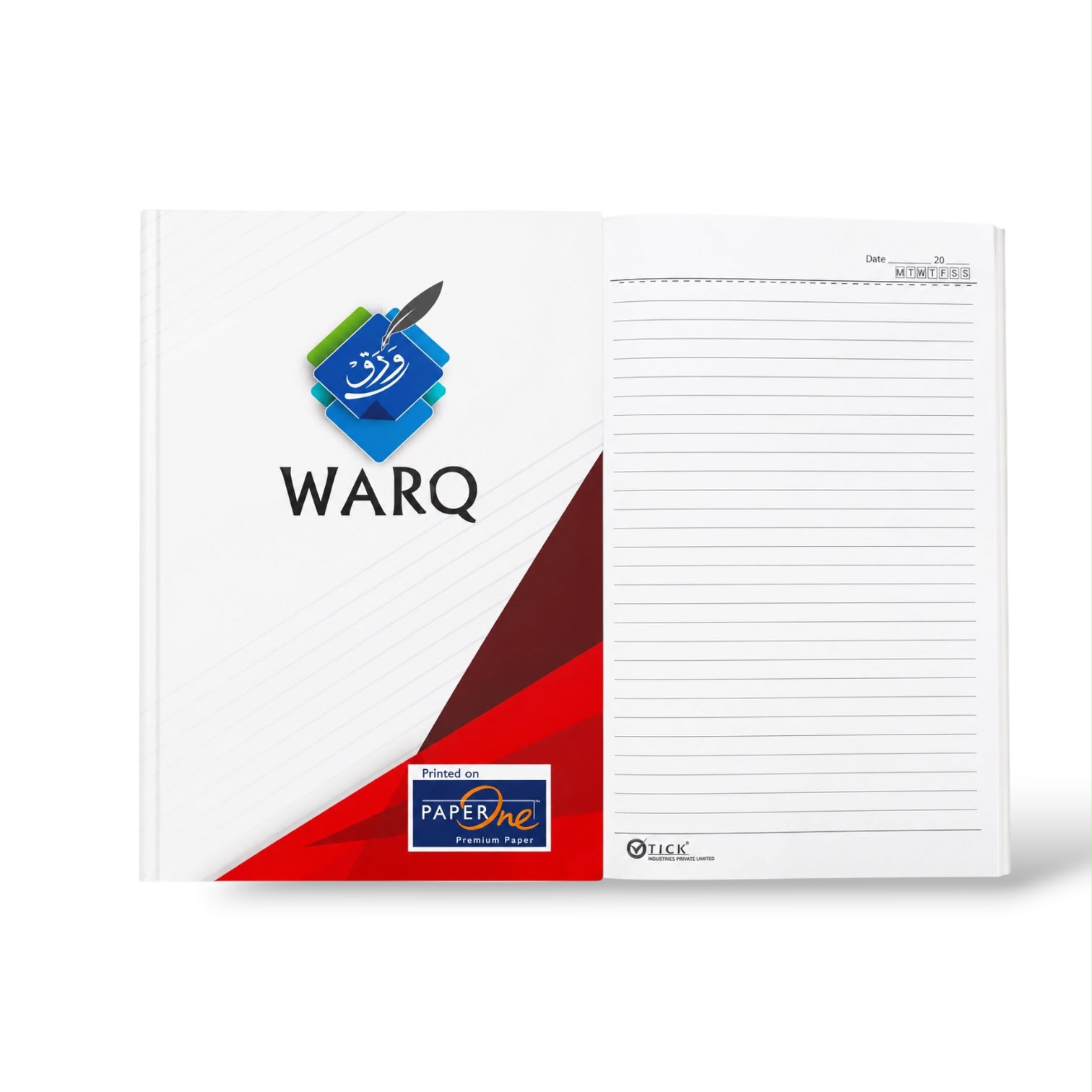 WARQ Register Narrow Line Fine Paper 240 Pages