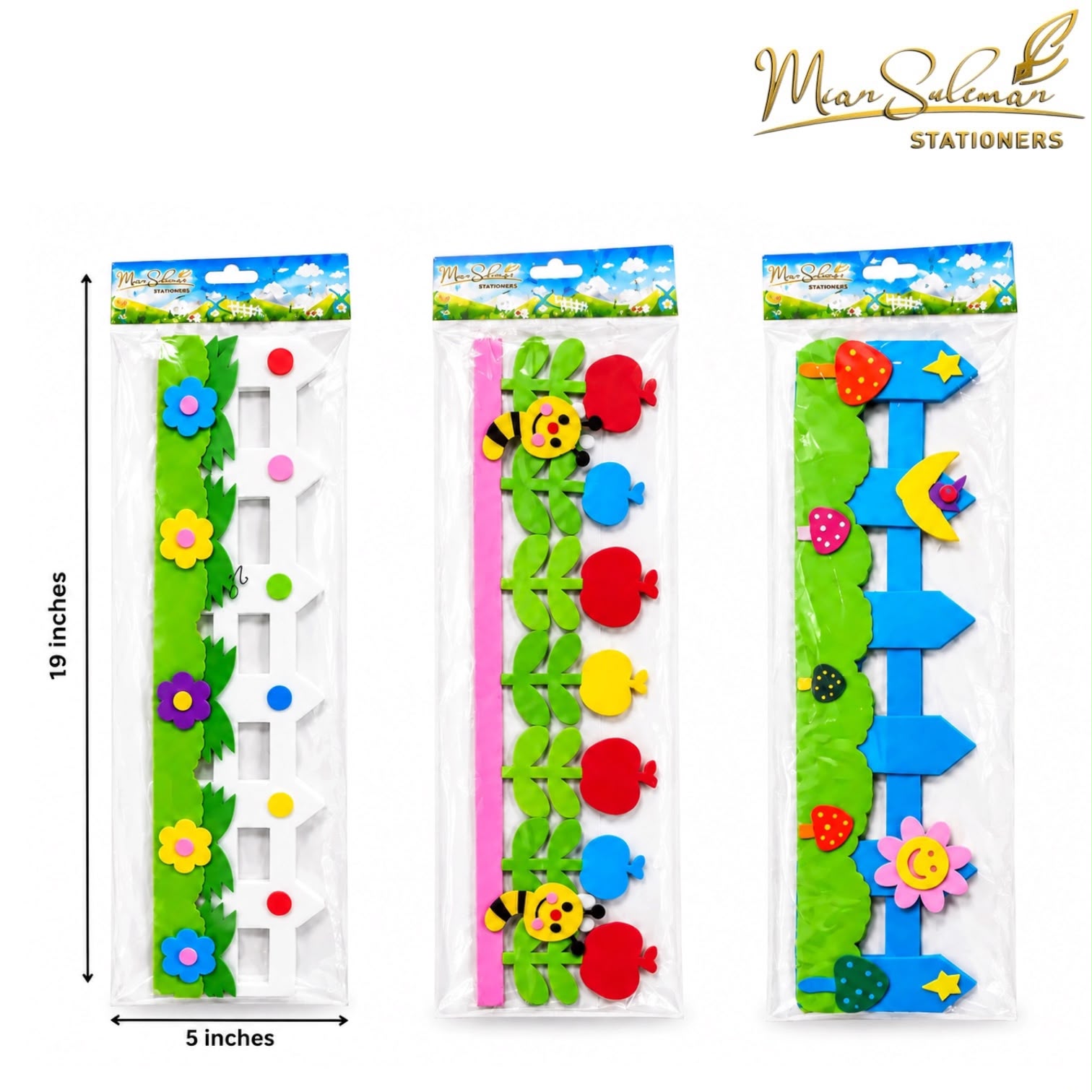 Foaming Sheet 3D Wall Decoration Cutouts