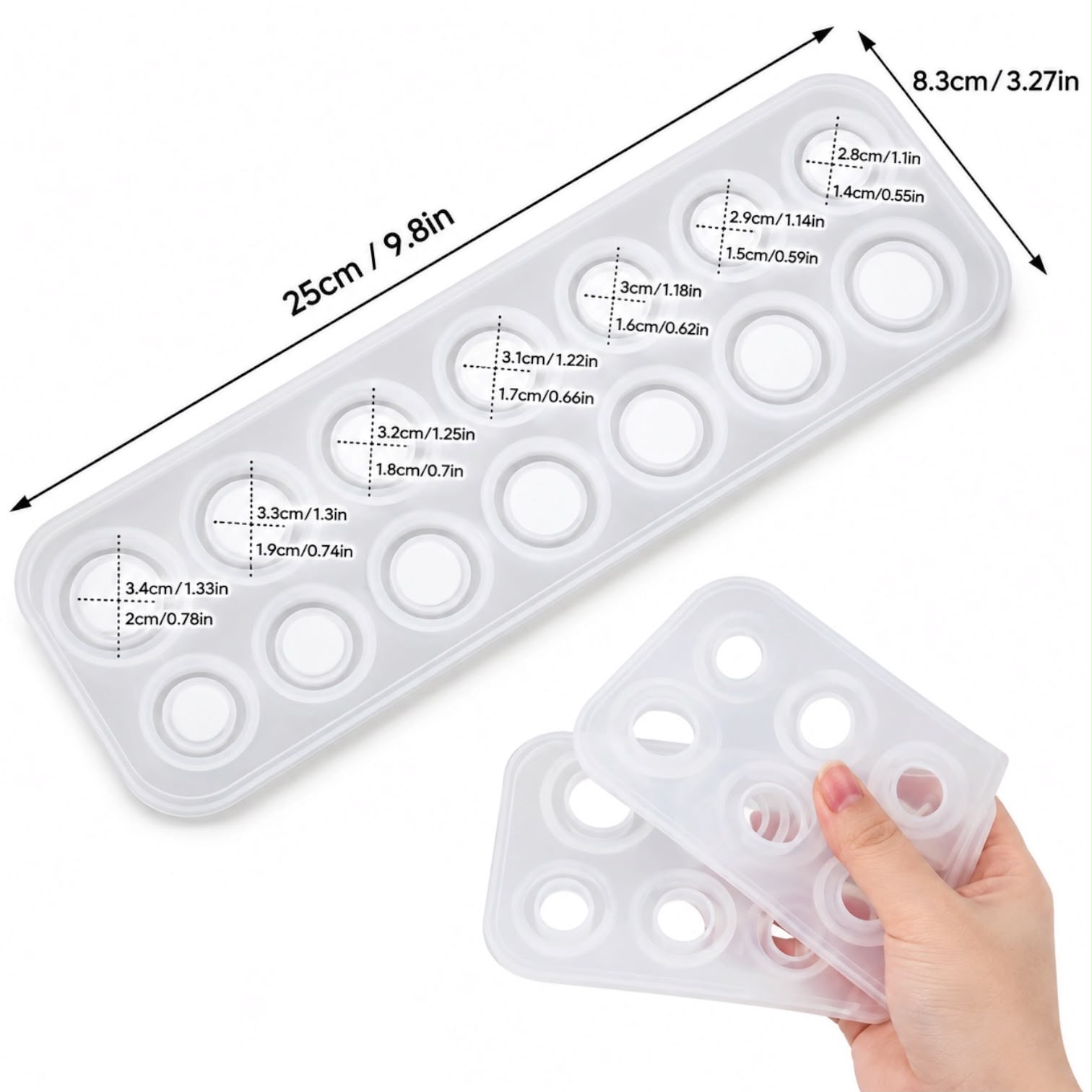 Keyborad shape Mold For Resin & Candle Art