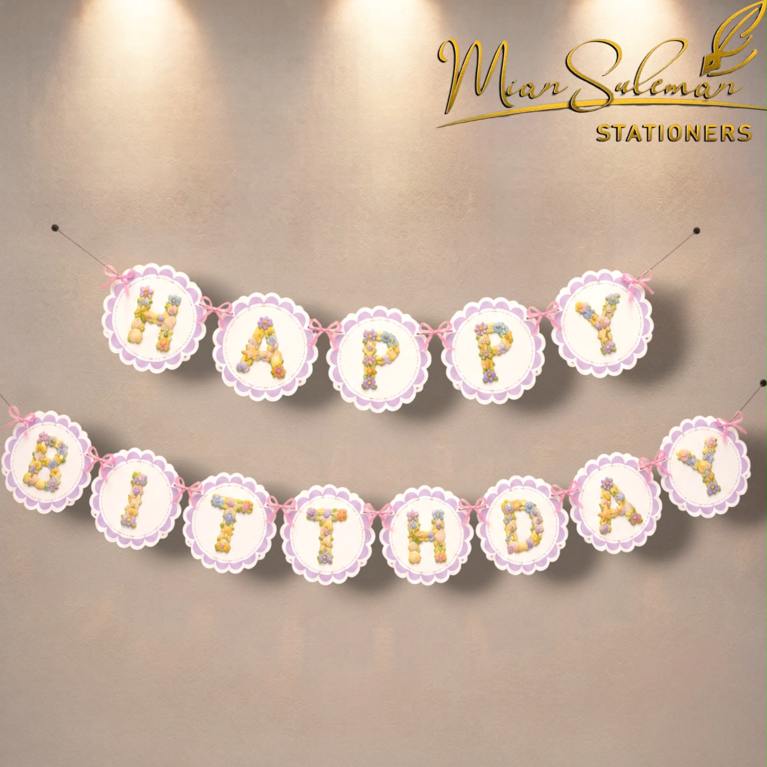 Happy Birthday Card Bunting Banner