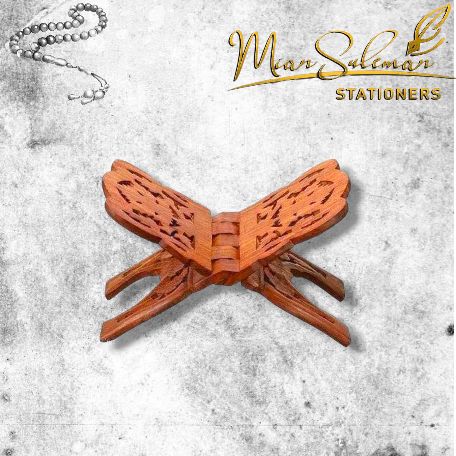 New Premium Wooden Rahal Stand 11 Inches